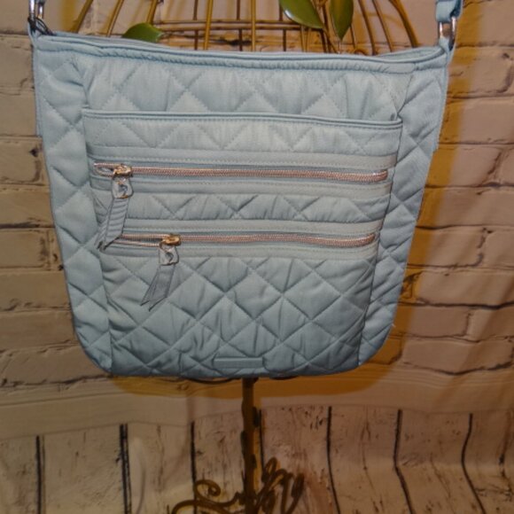 New Vera Bradley Teal Shoulder/Crossbody Bag w/ 4 Pockets & Adjustable Strap - Picture 2 of 4